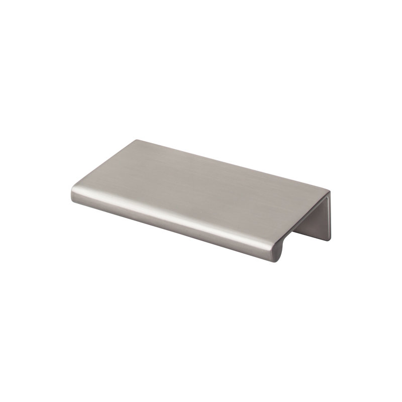 Europa Finger pull, Brushed Satin Nickel, 2" Center to Center