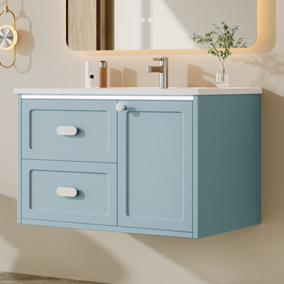 Single Bathroom Vanity with Ceramic Basin