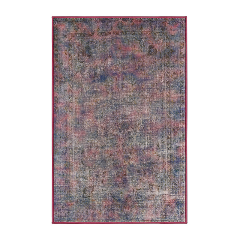 Tapis 100% Mid-Century moderne lavable à la machine 2275, Rectangle 2 pi x 3 pi