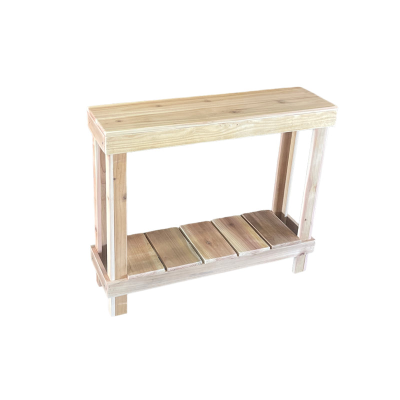 Topher 35'' Solid Wood Console Table, Natural