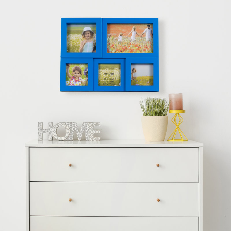 Décoration murale cadre photo 11,5 ", Bleu