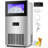 30 Lb. Daily Production Stainless Steel Under Counter/freestanding Ice Maker With Clear Cube Ice-116795865