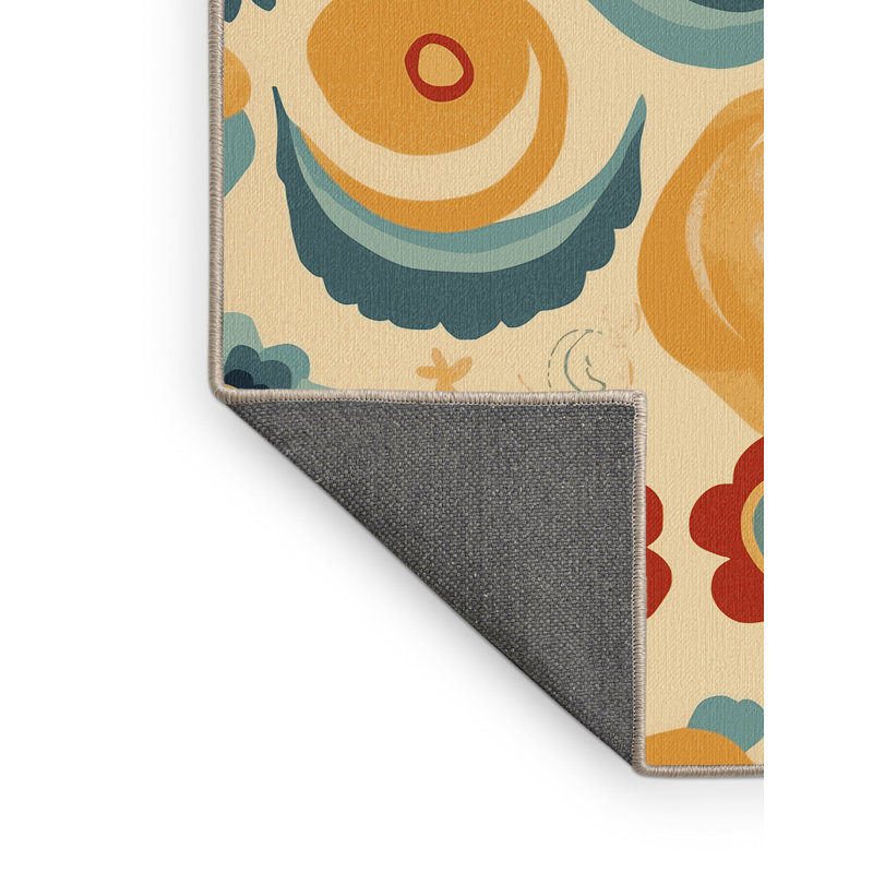 Vibrant Stomp Rug, Round 5'