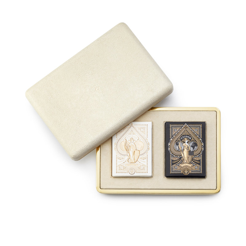 Shagreen Card Set, Cream