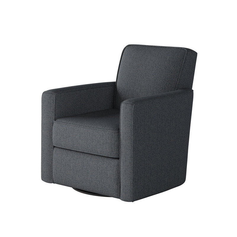 Balina Bindi Swivel Glider, Truth or Dare Navy, 38 " H x 35 " W x 36 " D  