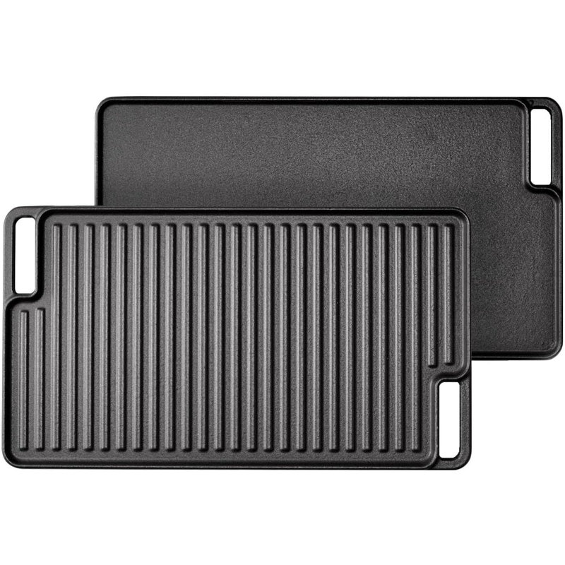 Cast Iron Grill & Griddle Pan