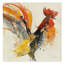 «Festive Rooster I» par Albena Hristova, reproduction sur toile-31878870