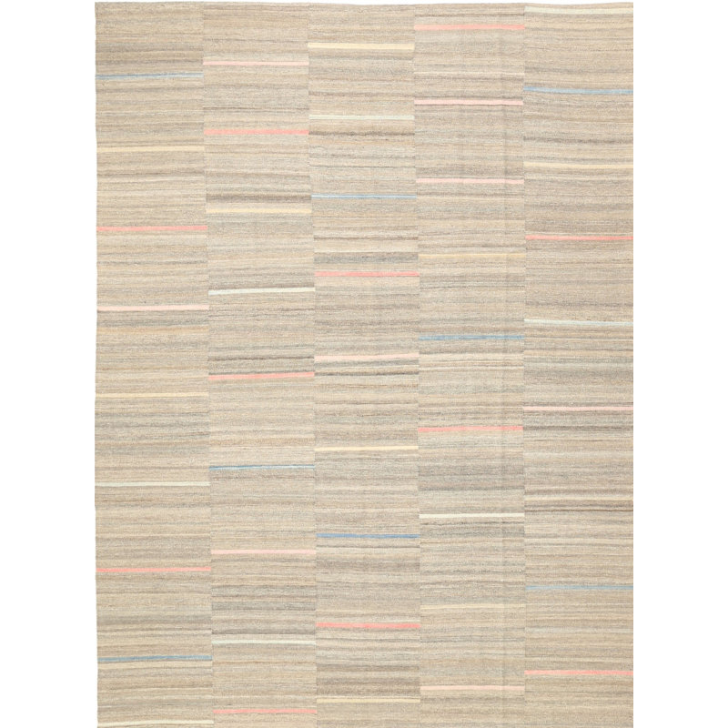 Tapis beige contemporain, Rectangle 5 pi x 8 pi