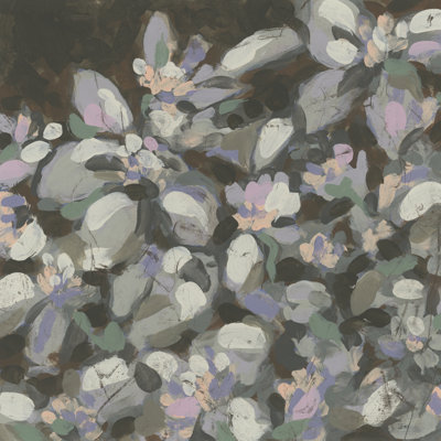 Teesha Moody Allover Floral II by June Erica Vess - Wrapped Canvas Print