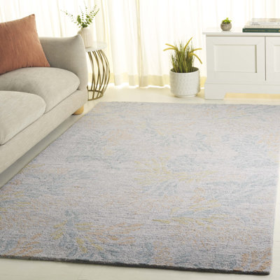 Tapis d'intérieur en laine touffeté à la main Jardin