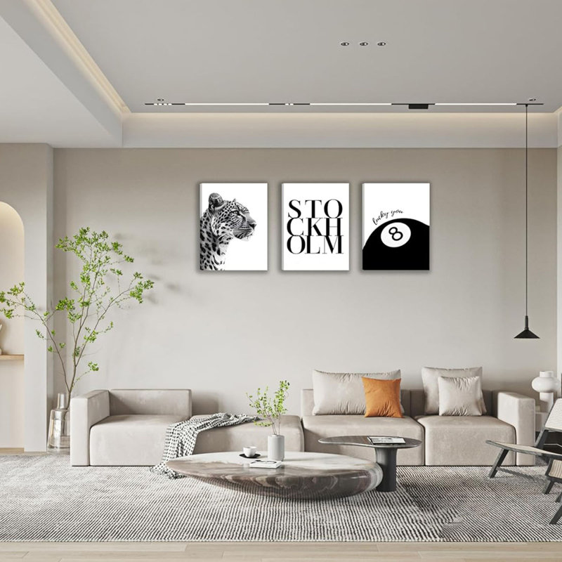 3 Piece Wrapped Canvas Set