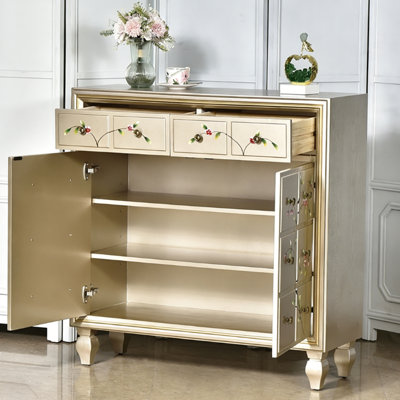 Banc de rangement Champagne