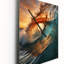 Beach Photo Sunlit Waves X - Horloge murale nautique et de plage-99629399