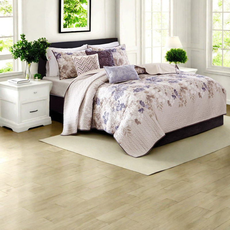 Tranquil King Bedding Sets, Comfort, Floral Style For Home Relaxation