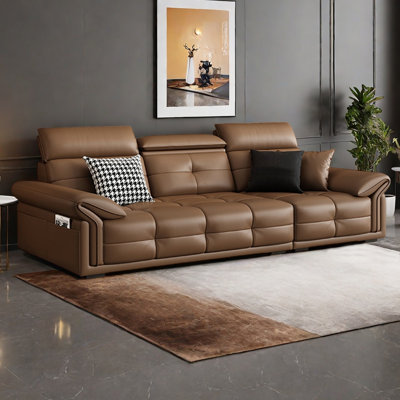 Nordic minimalist straight-row sofa