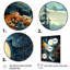 «Moonlight River Retreat Into The Forest IV», art mural forêt et rivière-588971844-588971851