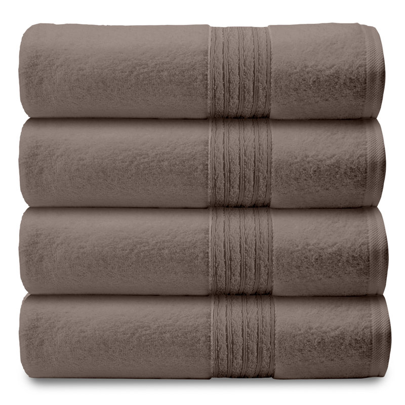 Midweight Bath Towel, Walnut, Face Towel - 12 Pack