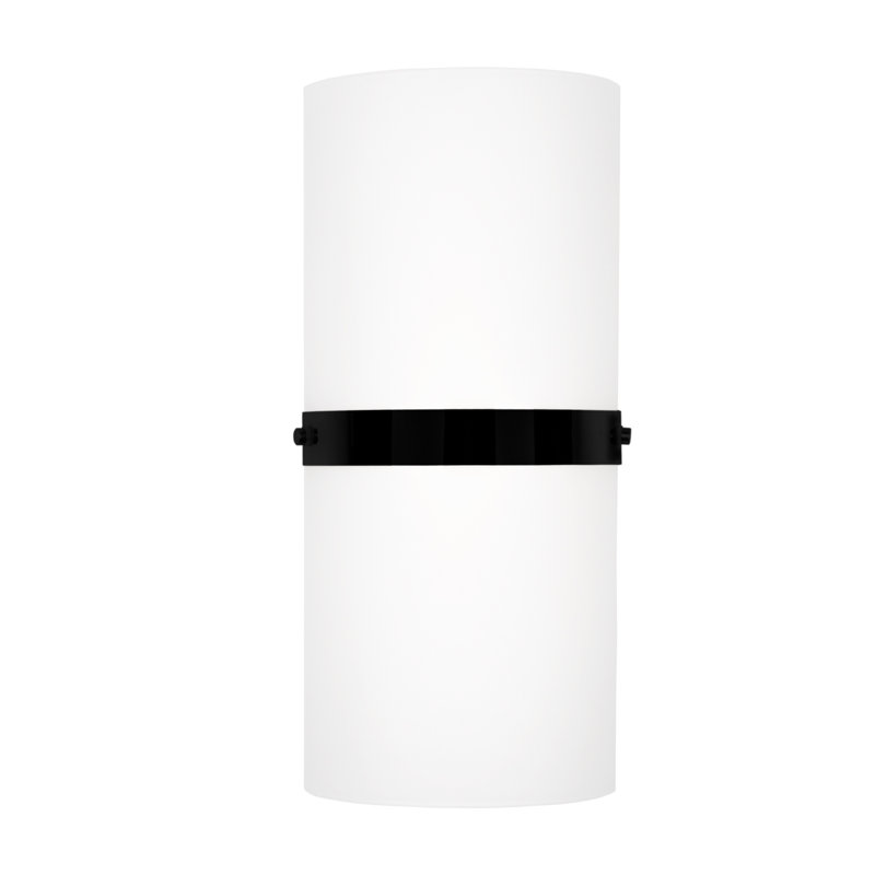 Harrow 1 - Light Flush Mounted Sconce, Black