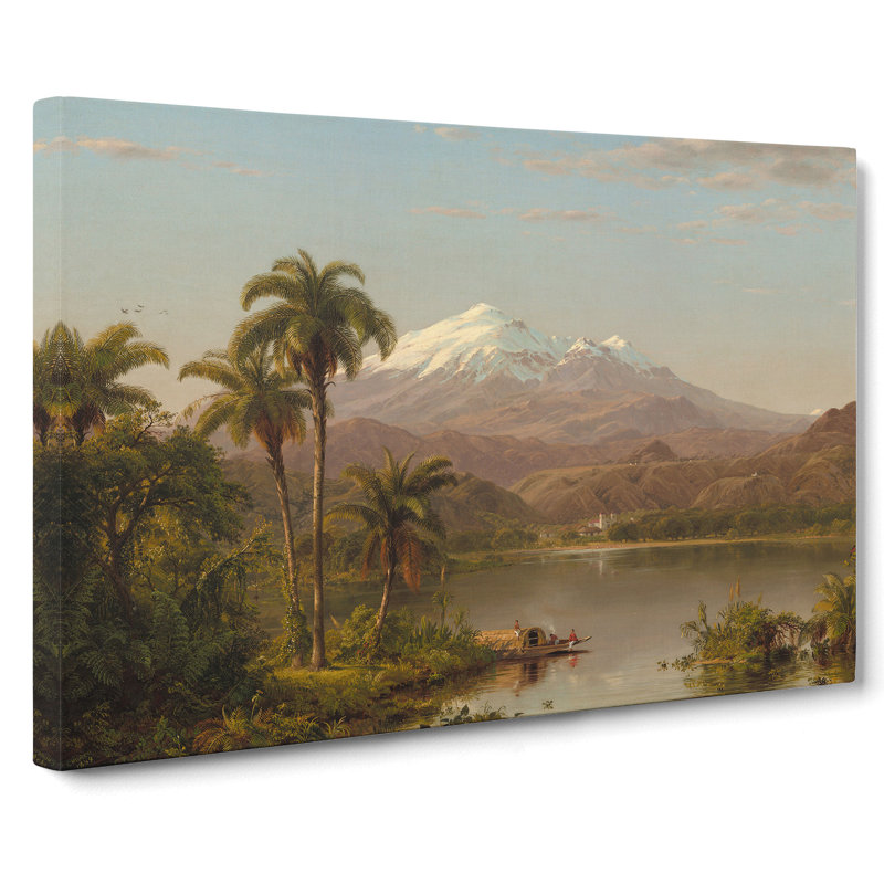Tamaca Palms By Frederic Edwin Church - Wrapped Canvas, 35cm H x 76cm W x 3cm D