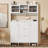 Chimaobim Hall Tree Wide with Shoe Storage-1621614306