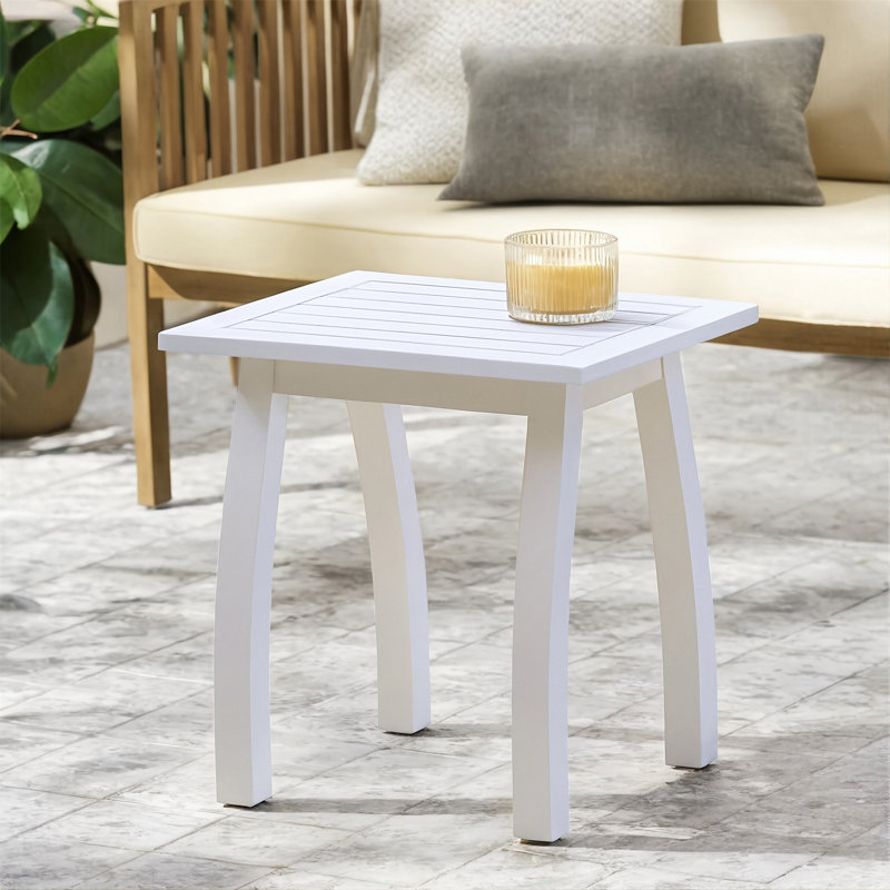 Acacia Wood Accent Side Table