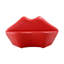 Causeuse rembourrée en cuir 59 po Kiss-1587390130
