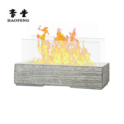 Square Ethanol Handmade Fire Pit