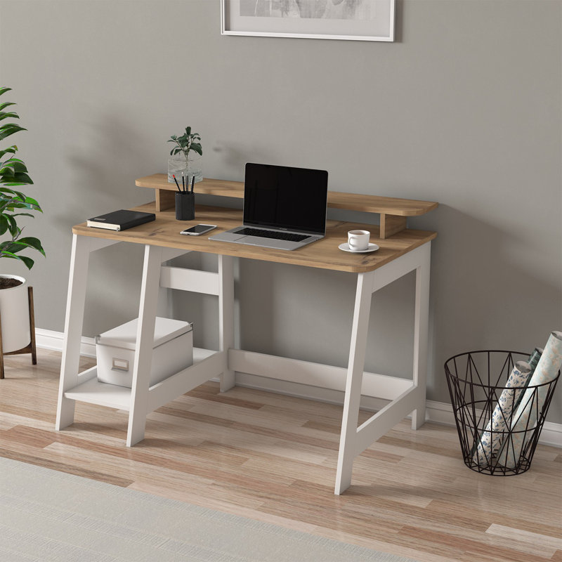 Bureau d'étudiant, Beige / Blanc