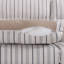 Canapé confortable en bois massif à trois places - Coussins moelleux, durables et durables, canapé de 79,5 po pour le salon