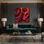 Art mural sur toile Biomorphic Abstraction 85-1681552521