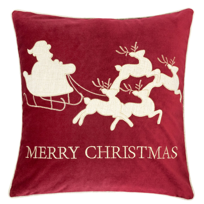 Appliqued Throw Pillow
