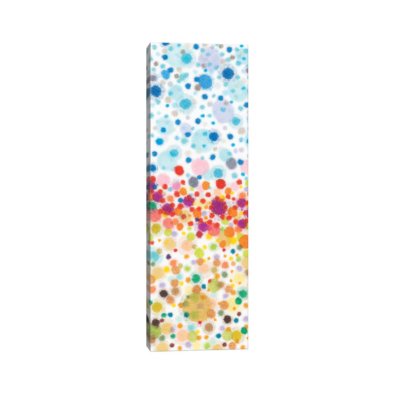 Dot Play II by Nikki Galapon - Wrapped Canvas Panoramic Gallery-Wrapped Canvas Giclée, 30.48 cm H x 91.44 cm W x 1.91 cm D