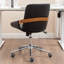 Chaise de bureau à domicile - Fauteuil de bureau rembourré en similicuir avec dossier, Fauteuil de direction ergonomique avec support lombaire-600869752