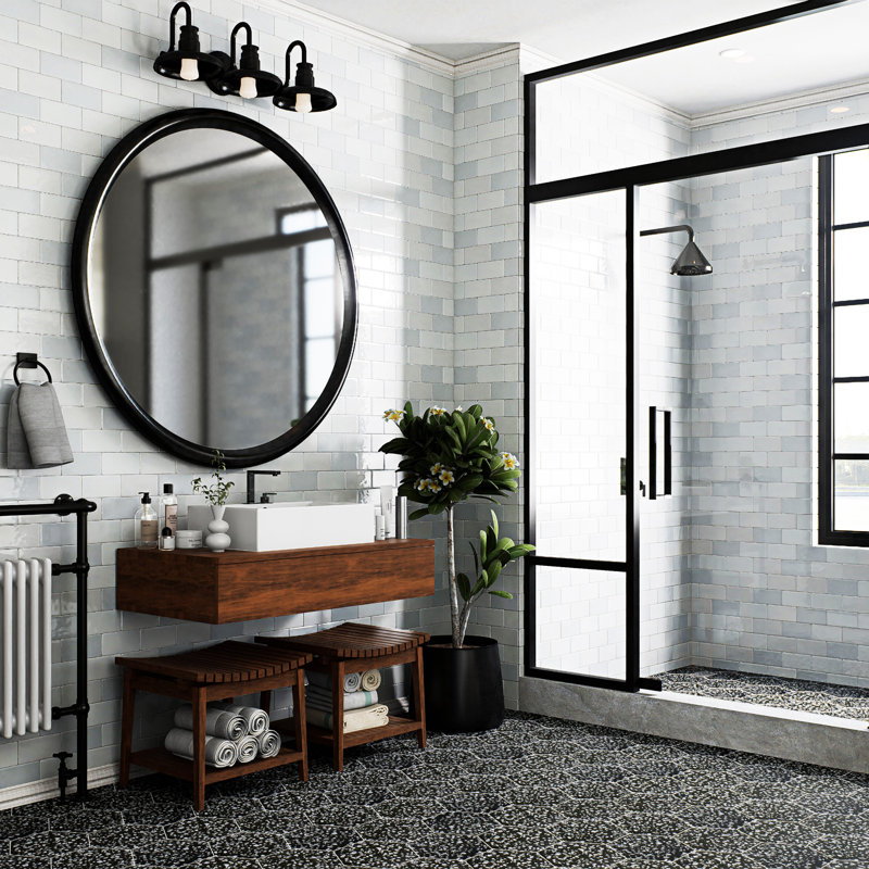 Viva 3 In. X 6 In. Ceramic Wall Tile, White
