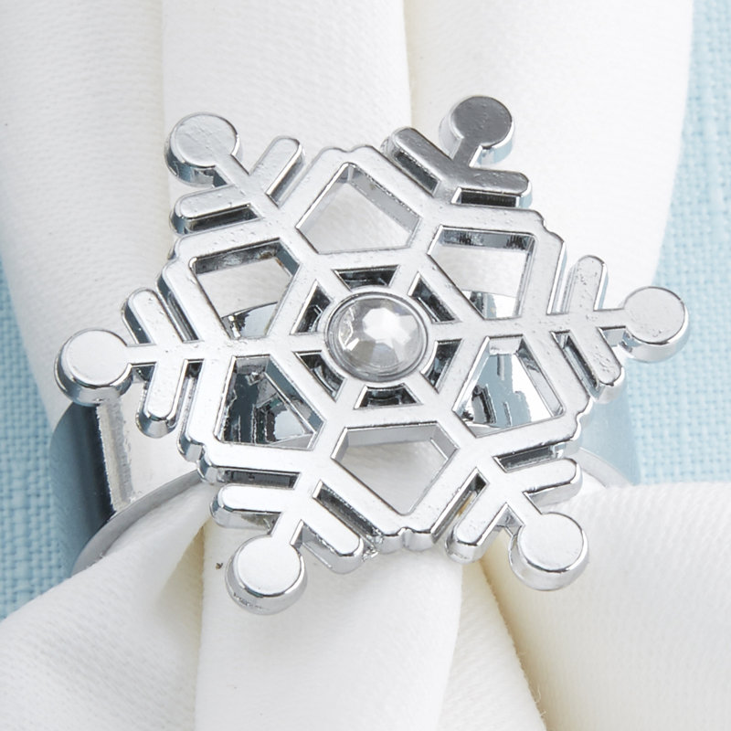 Rond de serviette Sparkling Snowflake