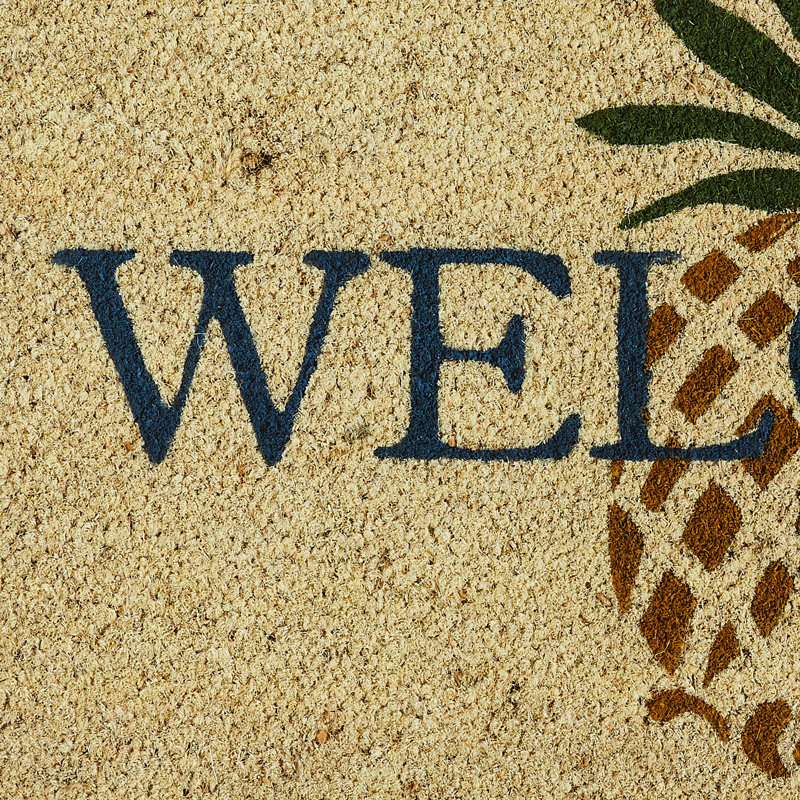  Paillasson Pineapple Welcome 1 pi 6 po x 2 pi 6 po