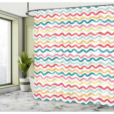 Jakarie Shower Curtain with Hooks Included