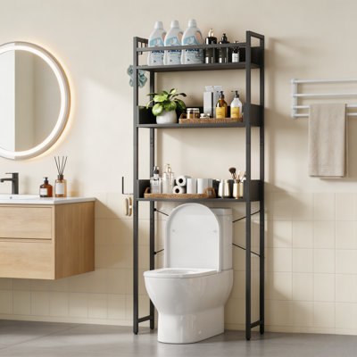 Rangement autoportant au-dessus de la toilette