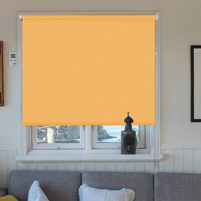Thermal Blackout Roller Blind - Trimmable Cut to Size - Heavy Duty Metal Tube