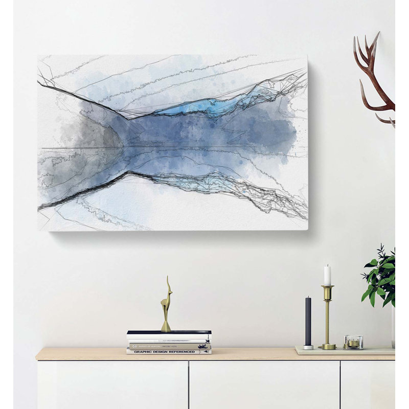 Lake In Haines Alaska In Abstract - Wrapped Canvas Print, 50cm H x 76cm W x 3cm D