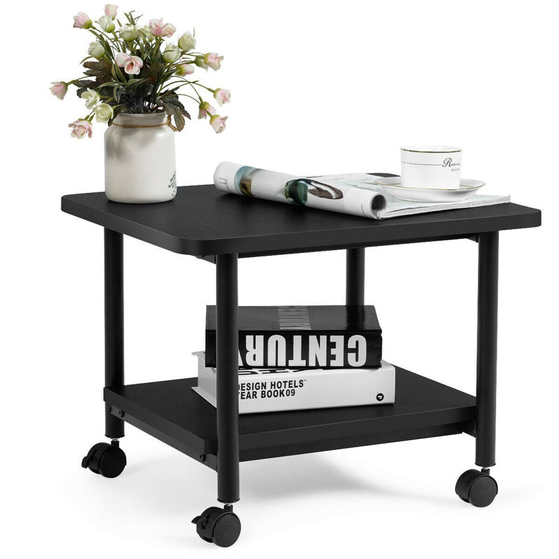 49cm W Metal Shelving Unit with Wheels