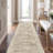 Vintage Distressed Non Slip Washable Rug(Brown)-1491934865