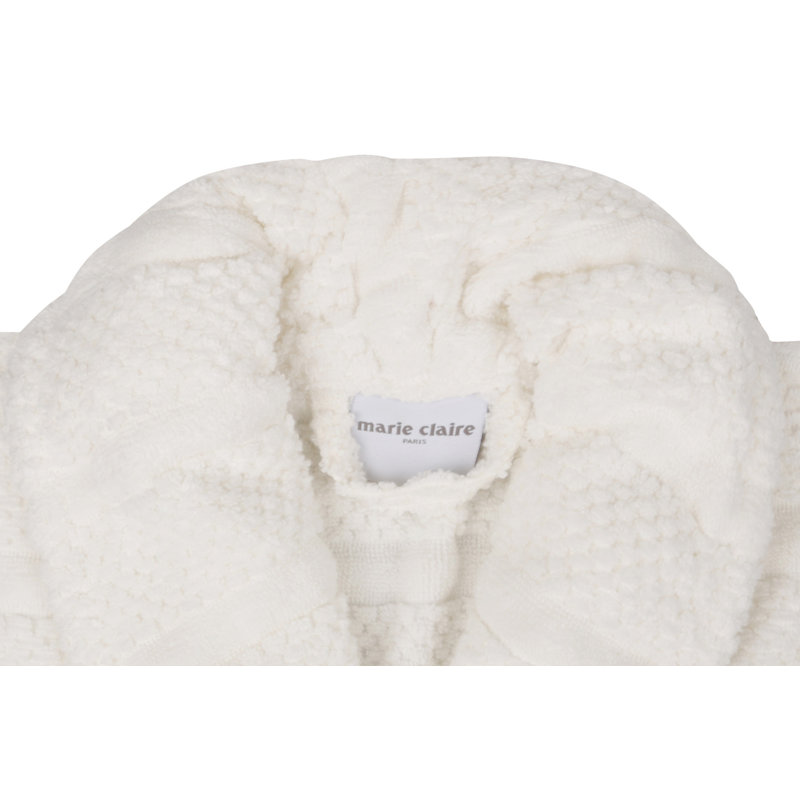 Peignoir mi-mollet Boesch, M, Crème
