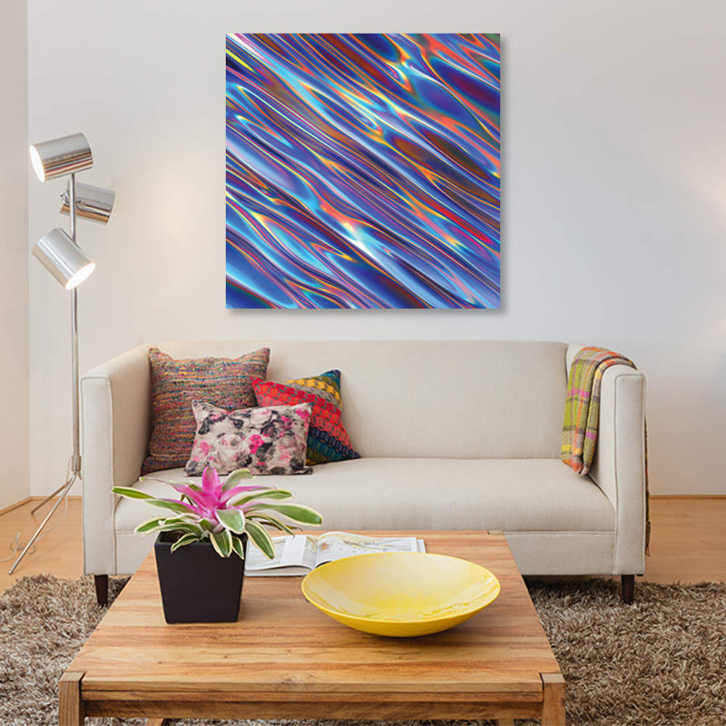 «Iris» par Danny Ivan, impression sur toile tendue, H 12 po x l 12 po x P 1,5 po, Pas de tapis, Toile tendue