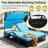 Adjustable Patio Chaise Lounges, Steel Hdpe Modern Poolside Garden Bed