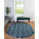 Foundry Select Ruth Trellis Shag Rug Navy Blue