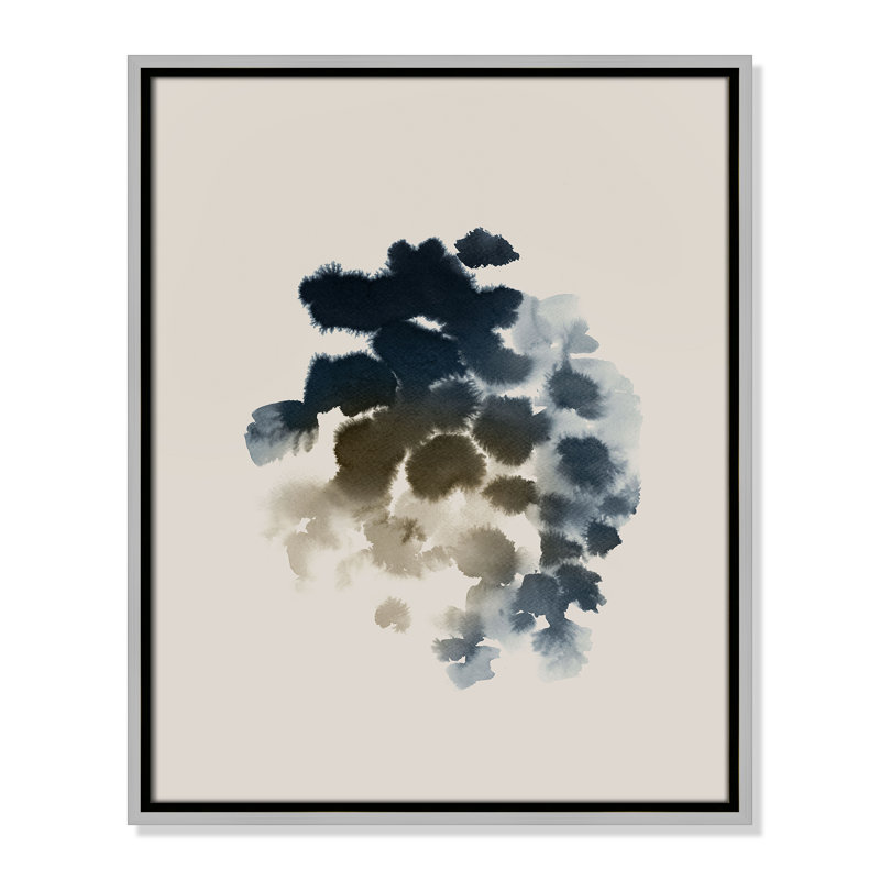 «Emerald Azure II» par Casa Fine Arts, Argent, H 21,5 po x l 17,5 po