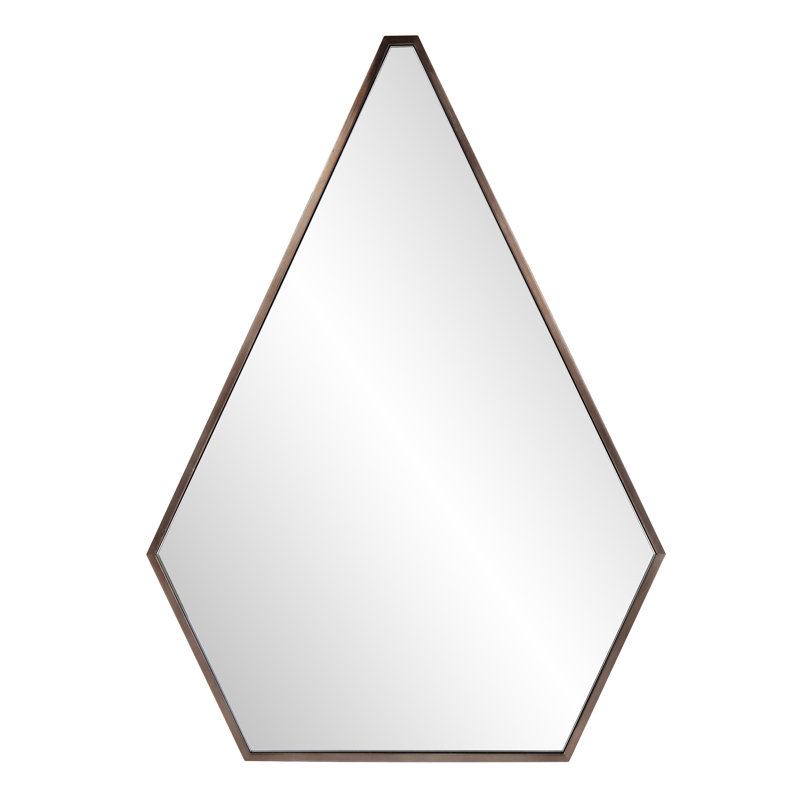 Alberte Metal Flat Wall Mirror