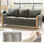 Terren 81" W Linen Striped Sofa-224278922