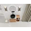 Meuble-lavabo mural 36 po avec lavabo d'art en céramique et tablettes de rangement, porte à fermeture en douceur, emballage KD, contreplaqué-1787191828